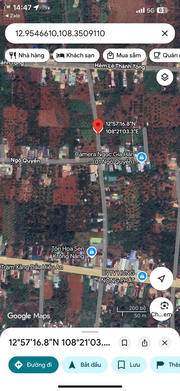 Đất nền thổ cư 300m² tại Ngô Quyền, Krông Năng - Giá 1.8 tỷ, cơ hội đầu tư lý tưởng!