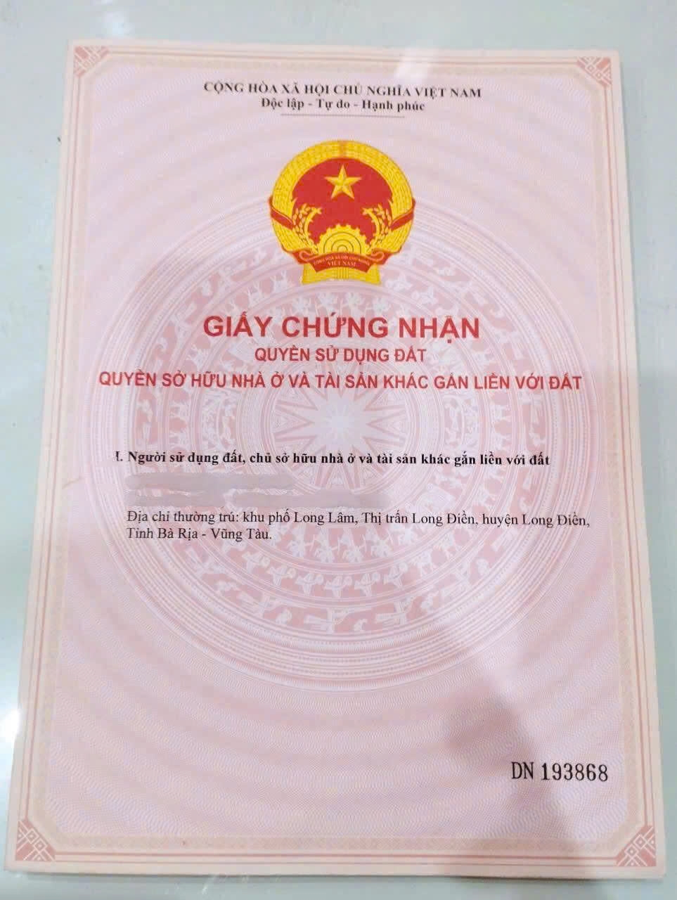 Bán nhà đất đối diện chợ An Ngãi Long Điền 120m² giá 1,9 tỷ - Vị trí kinh doanh đắc địa!