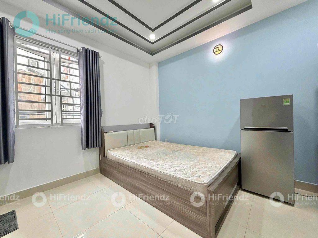 Căn hộ Studio Phùng Văn Cung 25m² giá 5 triệu - Full nội thất, cửa sổ lớn thoáng mát!