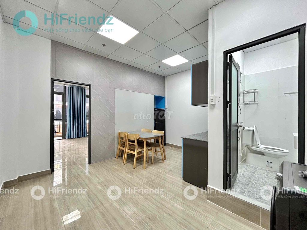 Căn hộ 1 phòng ngủ 50m² Lê Văn Sỹ, Phú Nhuận giá 9 triệu - Nhà mới 100% đầy đủ nội thất!