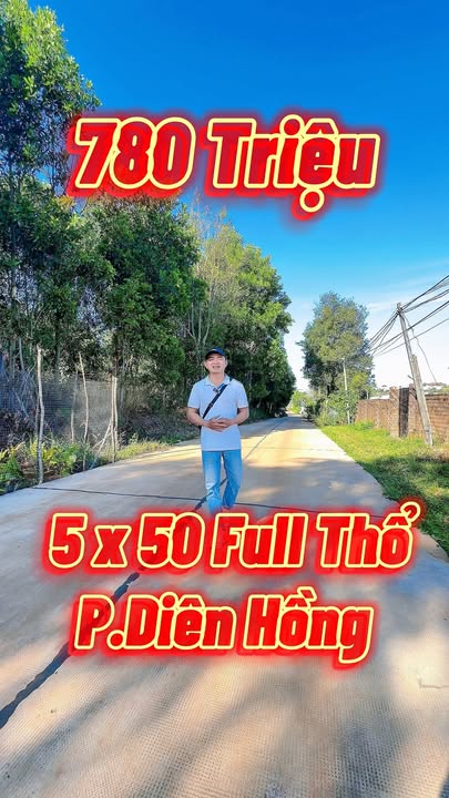 Đất thổ cư 2500m² phường Diên Hồng, Pleiku - Gần trung tâm, giá thỏa thuận!