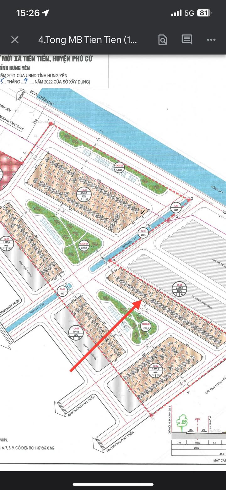 Đất nền xã Tiên Tiến, huyện Phù Cừ 80m² giá 1.8 tỷ - View vườn hoa tuyệt đẹp!