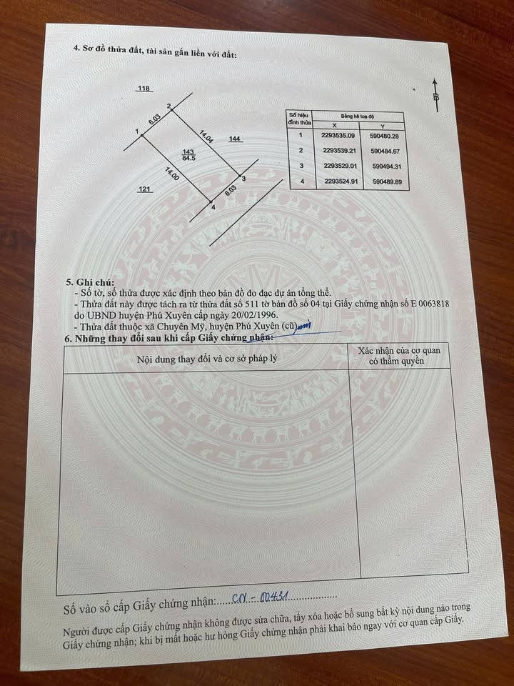 Đất nền Ngọ, Chuyên Mỹ 84m² giá 10 tỷ - Sổ cất két chờ chủ mới!