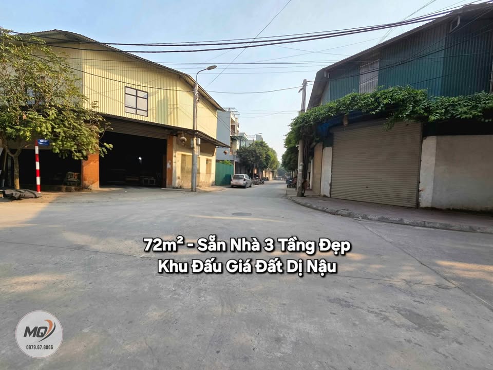 Nhà 3 tầng 72m² Khu Đấu Giá Dị Nậu giá chỉ 7 tỷ - Sẵn ở ngay!