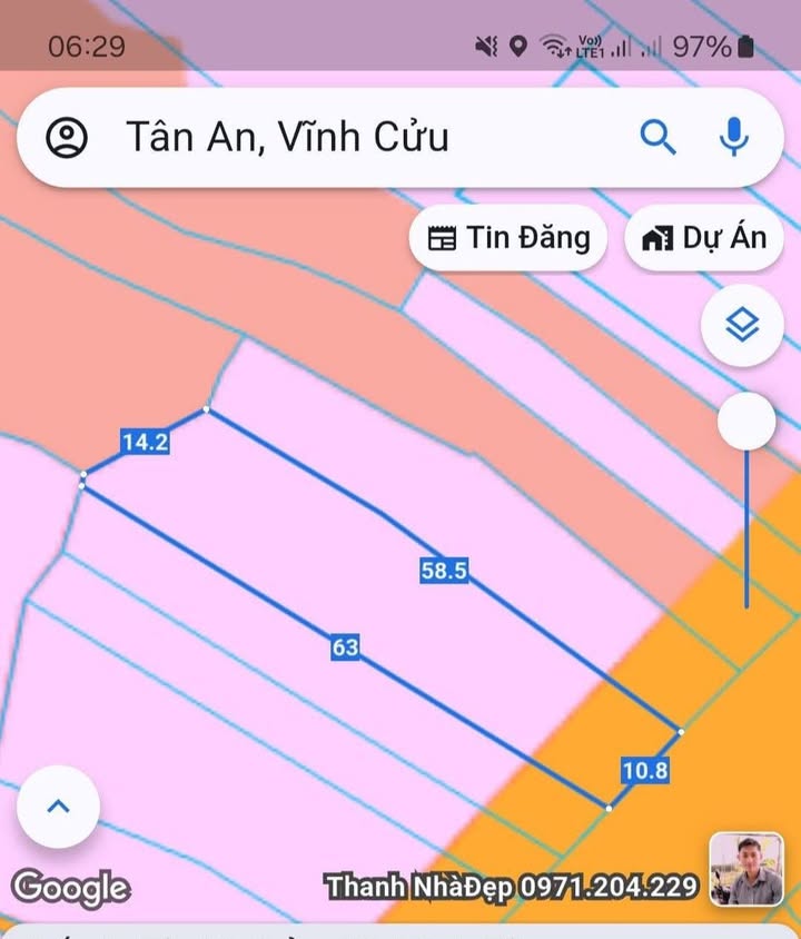 Đất mặt tiền 767, xã Vĩnh Tân, 214m² giá 6 tỷ - Cơ hội đầu tư hấp dẫn!