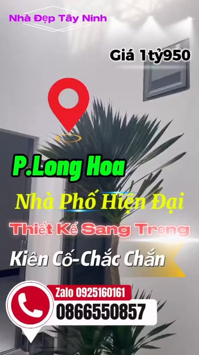 Nhà phố 34 Nguyễn Văn Vô, Tây Ninh 155m² giá 1.95 tỷ - Tiện ích đa dạng xung quanh!