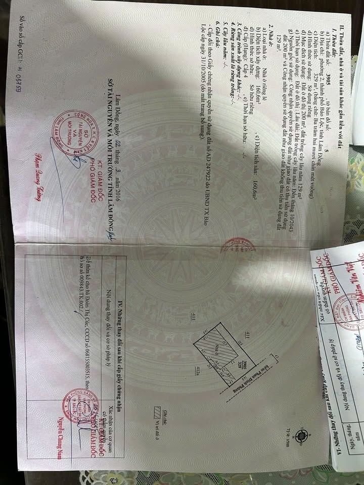 Đất thổ cư 172 Phan Đình Phùng, Bảo Lộc 336m² giá 4 tỷ - View đẹp, gần tiện ích!