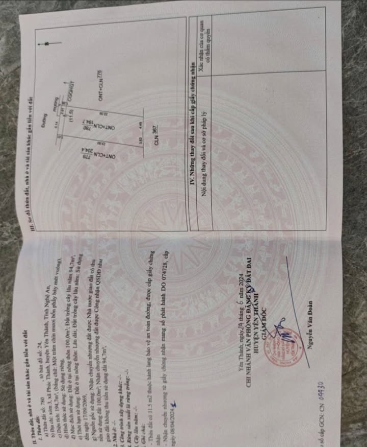 Đất ở Xóm 3 Phúc Thành 264m² giá 1.2 tỷ - Cơ hội đầu tư hiếm có!