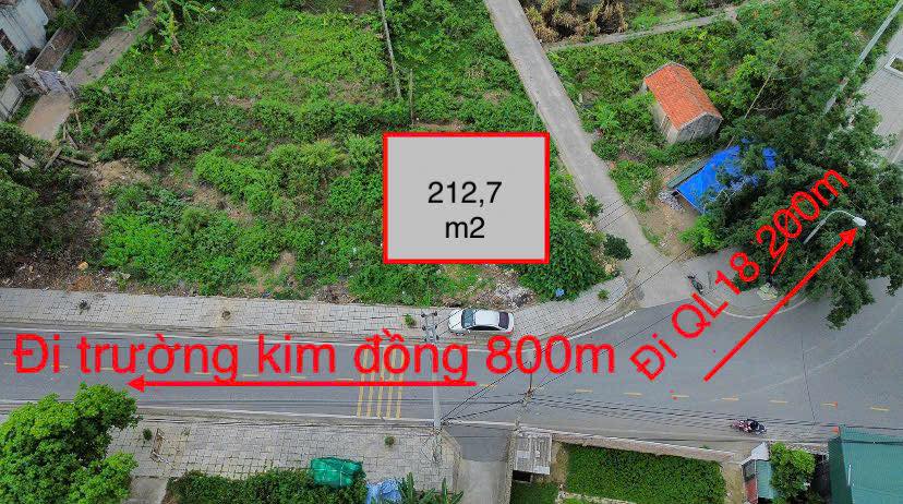 Đất nền 212,7m² tại Phường Đức Chính, Đông Triều - Mặt tiền 13m, hướng Nam, giá thỏa thuận!