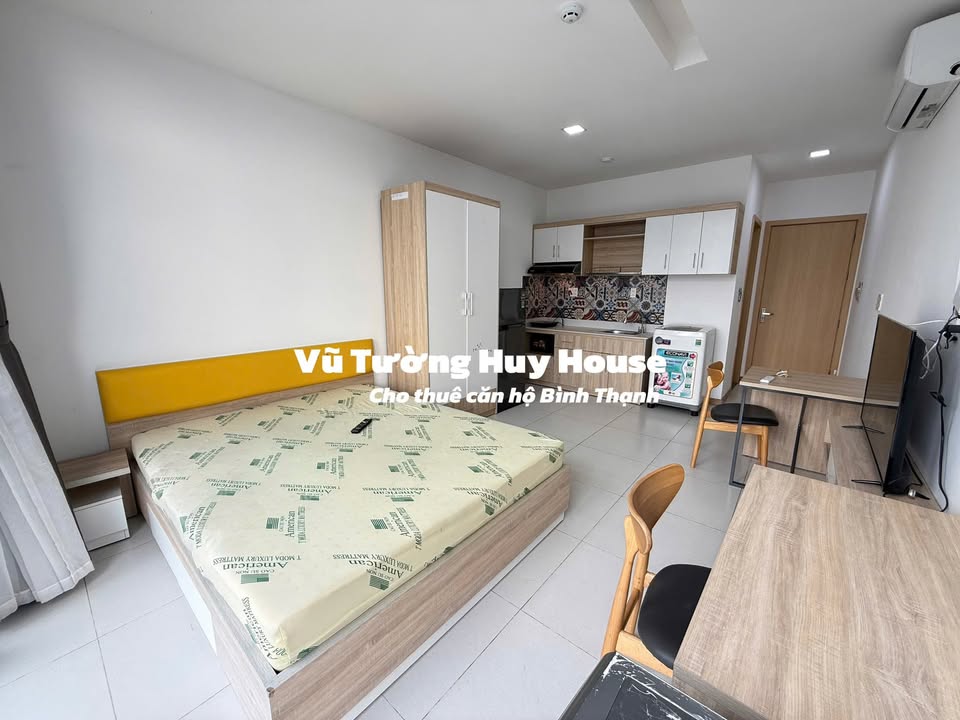 Studio cho thuê 380 Xô Viết Nghệ Tĩnh, Bình Thạnh - Full nội thất đẹp, view kính