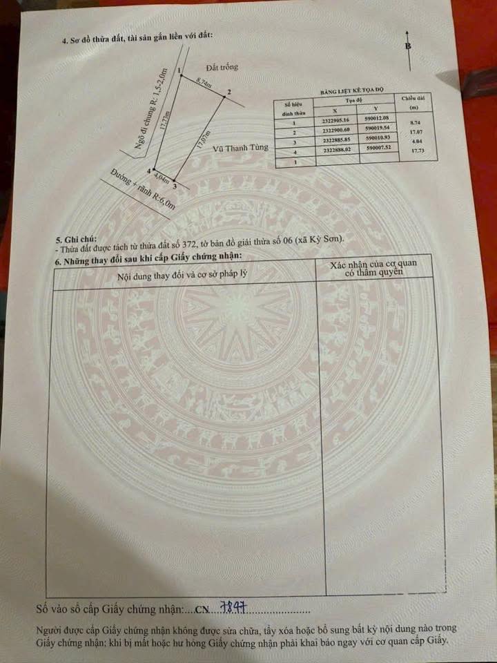 Đất thổ cư 1.000m² tại Thôn 10, Ninh Sơn - Giá chỉ 1.6 tỷ, pháp lý rõ ràng!