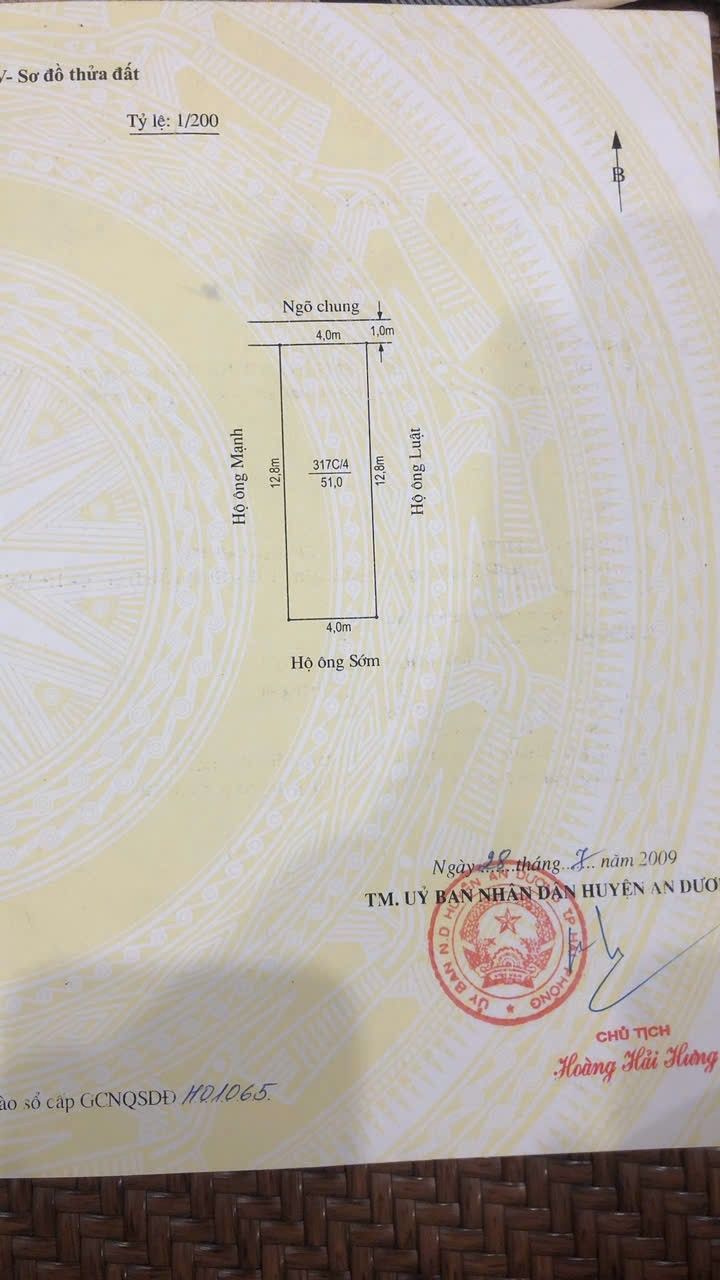 Nhà bán Hoàng Mai, Hải Phòng 51m² giá 12 tỷ - Ngõ xe máy, gần chợ