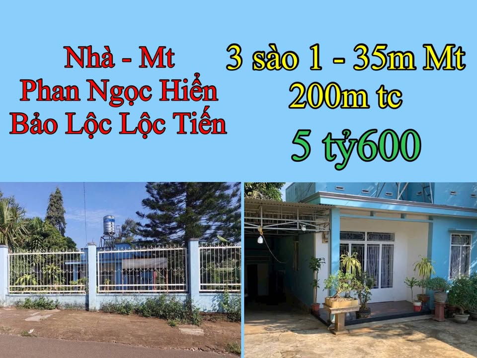 Đất 3 sào Lộc Tiến Bảo Lộc 5.6 tỷ - Mặt tiền Phan Ngọc Hiển, view đẹp lý tưởng