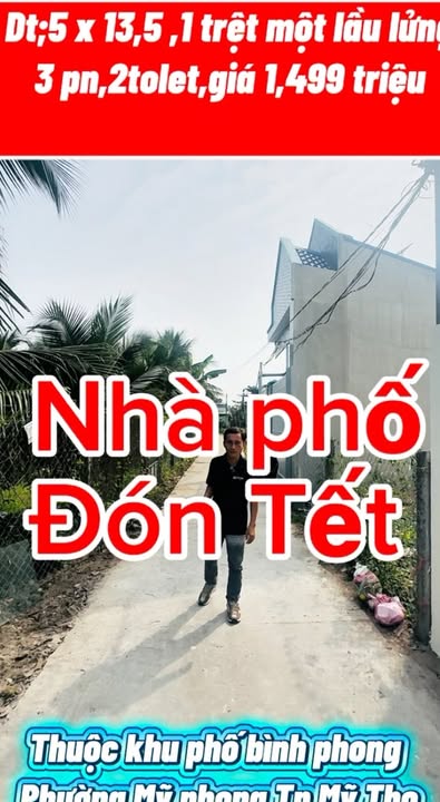 Nhà phố đẹp tại Bình Phong, Cao Lãnh, Đồng Tháp - 68m² chỉ 1.499 tỷ - Sẵn sàng vào ở ngay!