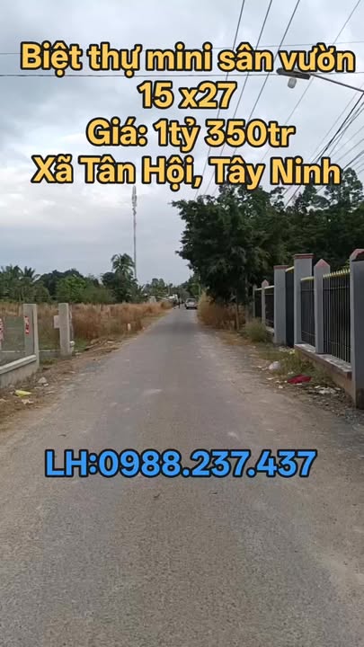 Biệt thự mini sân vườn Tân Hội 405m² giá 1.35 tỷ - Lô góc hai mặt tiền thuận lợi!