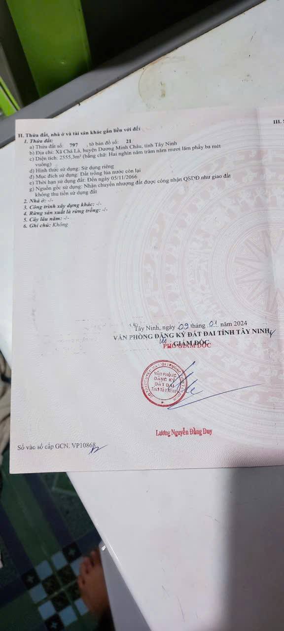 Đất nông nghiệp 2.5 công tại xã Chà Là, giá chỉ 750 triệu - Cơ hội đầu tư hấp dẫn!