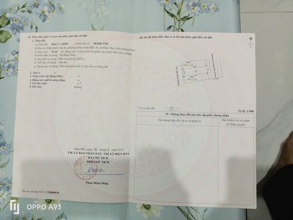 Đất nền khu Hải Quan Điện Ngọc 93.6m² giá 2.35 tỷ - Cơ hội đầu tư hấp dẫn!