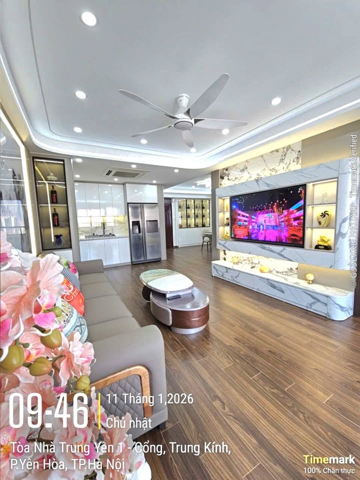 Chung cư Trung Yên 1, Cầu Giấy 125m² - Nhà lô góc, full nội thất đẹp!
