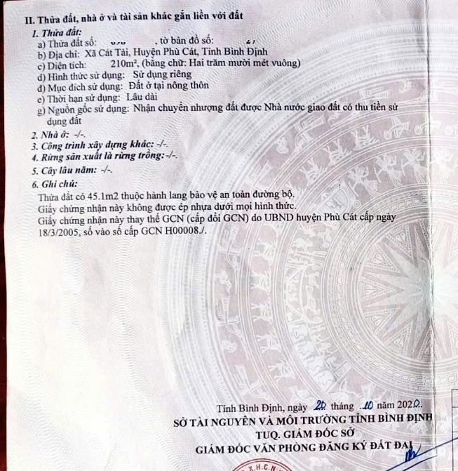 Đất mặt tiền đường 633 Cát Tài, 210m² giá 9xx triệu - Đầu tư hấp dẫn!