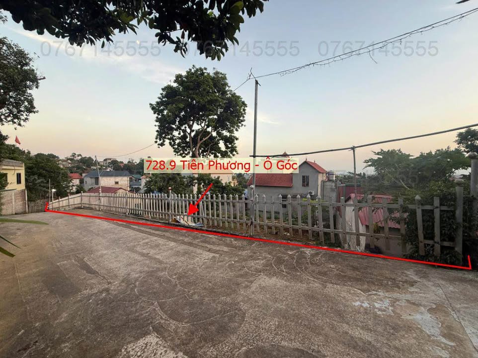 Đất nền lô góc 2 mặt tiền 728.9m² tại Tiên Phương – Ô tô đỗ tận đất, giá 20 tỷ!