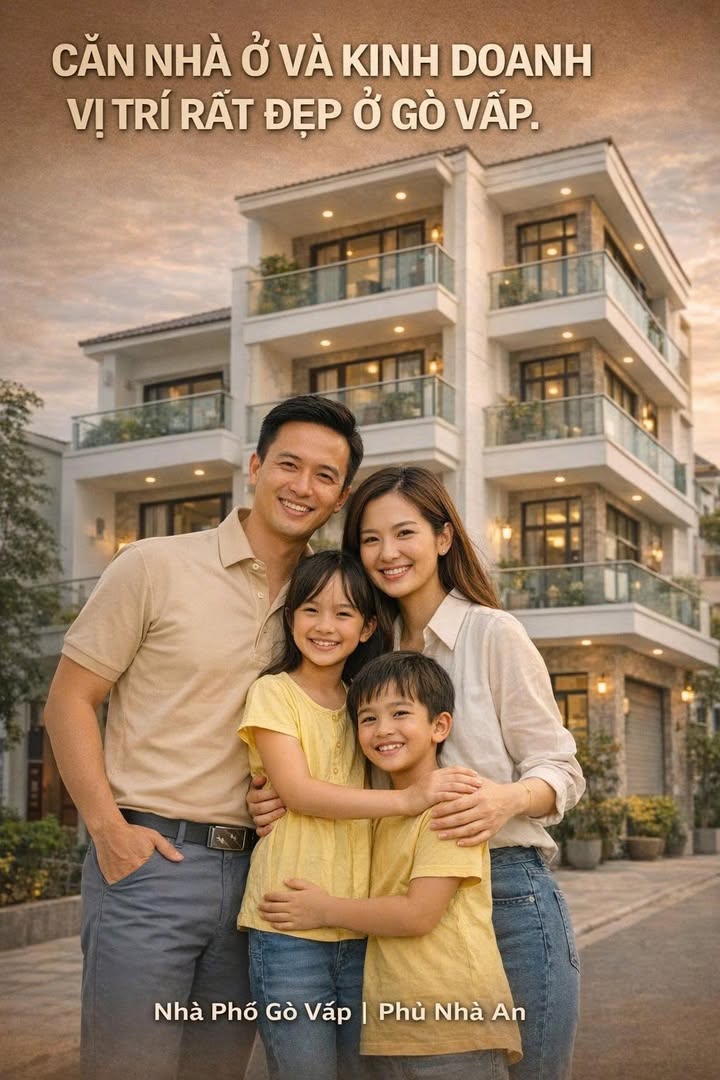 Nhà phố Gò Vấp 67m² giá 8 tỷ - Kinh doanh lý tưởng gần TTTM Emart!