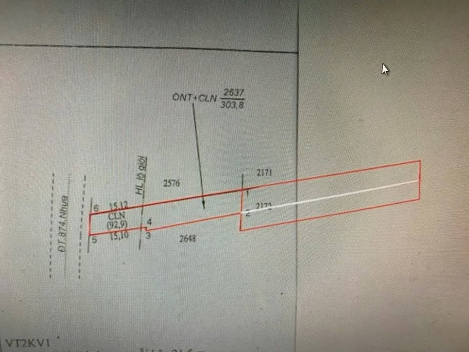 Đất nền Tỉnh 874, Thị xã Cai Lậy 504m² giá 3 tỷ - Đường rộng, vị trí đẹp!