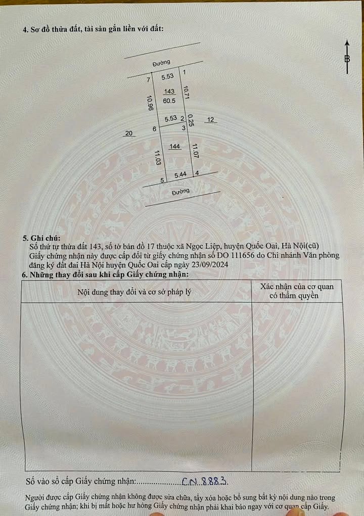 Đất nền Ngọc Liệp, Quốc Oai 60.5m² giá chỉ từ 363 triệu - Cơ hội đầu tư tuyệt vời!