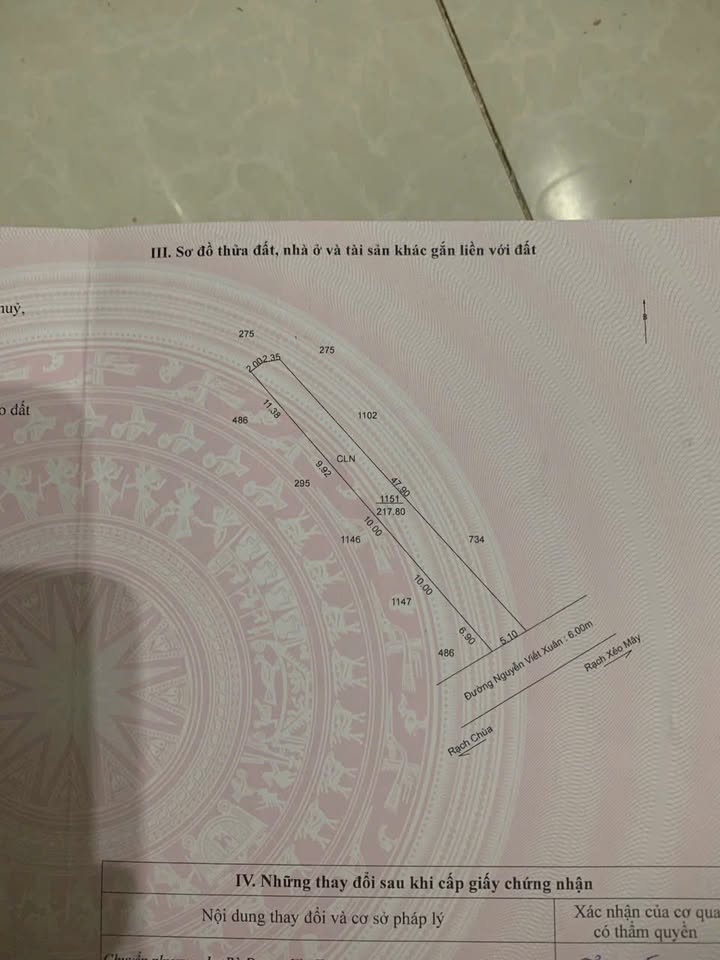 Đất nền mặt tiền đường Nguyễn Viết Xuân, Quận Bình Thủy, 217m² giá 1.55 tỷ - Đầu tư sinh lời hấp dẫn!