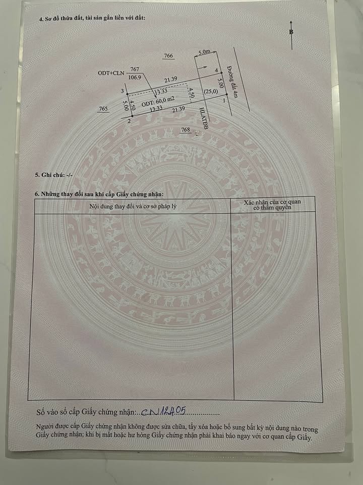 Đất nền Hòa Lợi Bến Cát 105m² giá đầu tư - Xây dựng tự do gần KCN