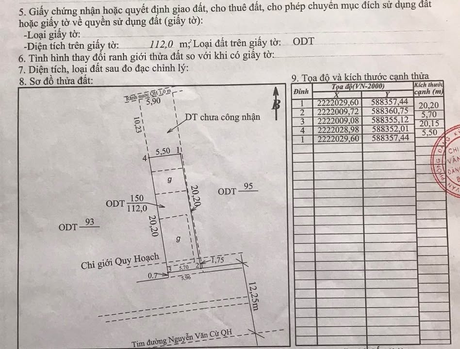 Nhà mặt đường Nguyễn Văn Cừ, Bỉm Sơn 112m² giá 3.6 tỷ - Đầu tư sinh lời!