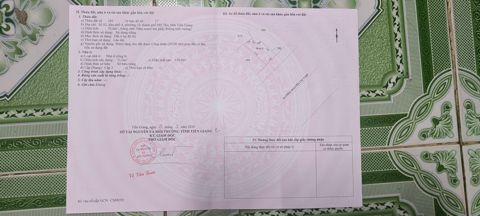 Nhà mặt tiền Quốc lộ 60, Phường 10, TP. Mỹ Tho 52m² giá 3.3 tỷ - Sổ hồng riêng, có thương lượng!