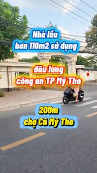 Nhà lầu Phường 8, Mỹ Tho 110m² giá 1.3 tỷ - Sổ hồng riêng, thổ cư 100%!