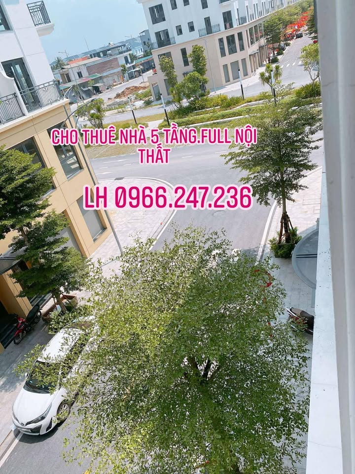 Nhà cho thuê 5 tầng tại Vinhome, Nghi Sơn - Phù hợp làm văn phòng và dạy học!