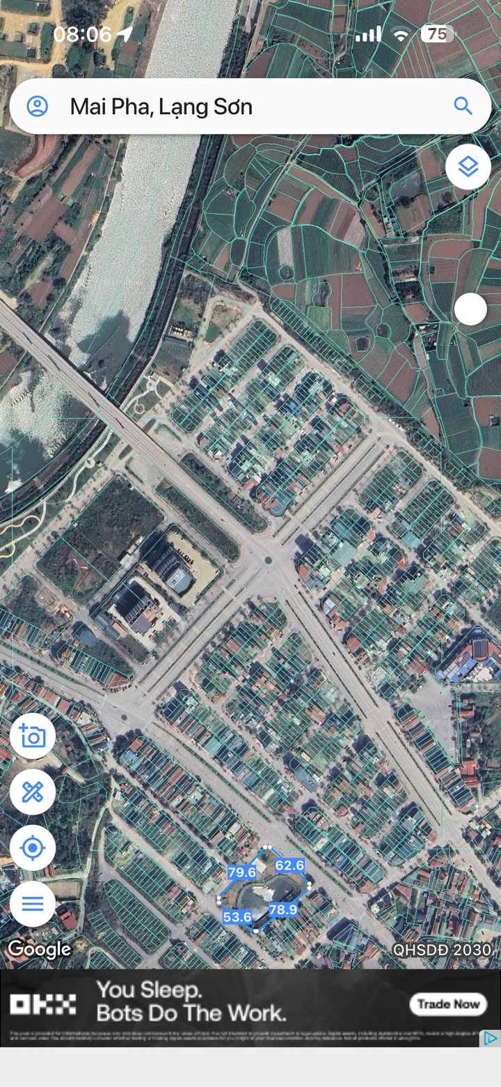 Bán gấp 3 ô LK Mai Pha, Lạng Sơn 225m² giá chỉ 9.x tỷ - Vị trí đẹp, không lỗi phong thủy!