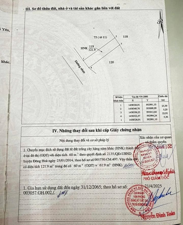 Lô đất mặt tiền Quốc lộ 29, Huyện Đông Hòa, 121m² - Kinh doanh sầm uất