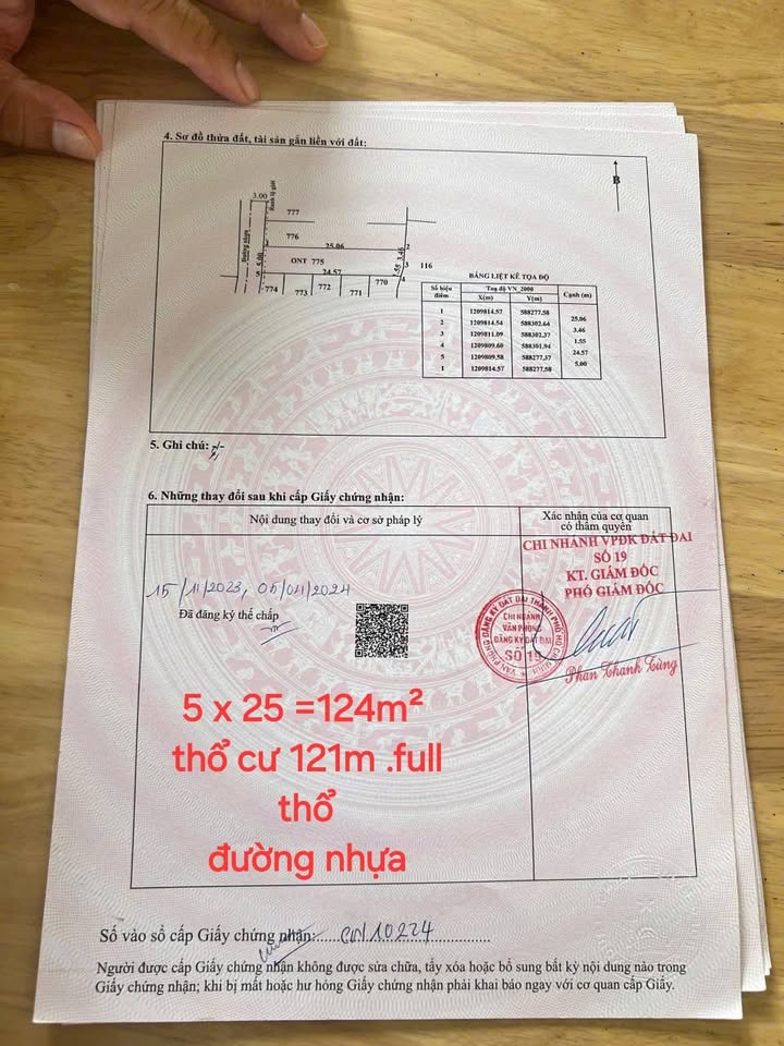 Đất thổ cư 125m² tại Tân Phú Trung - Giá chỉ 2 tỷ bớt lộc!