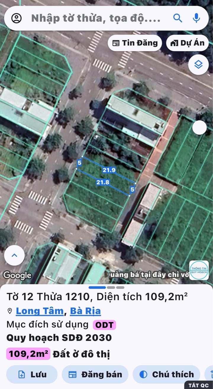 Đất nền mặt tiền Nguyễn Minh Khanh Long Thành 110m² giá 3.2 tỷ - Hạ tầng hoàn thiện!