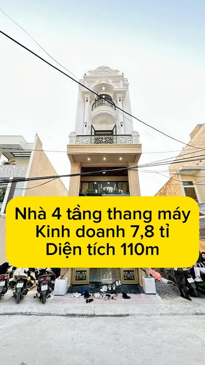 Nhà 4 tầng độc lập Nam Sơn, An Dương 110m² giá 7.8 tỷ - Vị trí kinh doanh đắc địa!