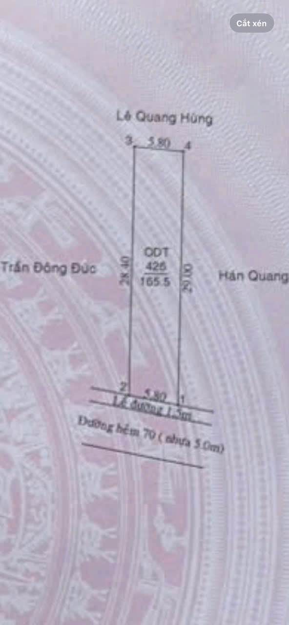 Nhà hẻm 70 Bùi Văn Bình, Phú Lợi, 165.5m² giá 5.5 tỷ - Đầu tư sinh lời ngay!