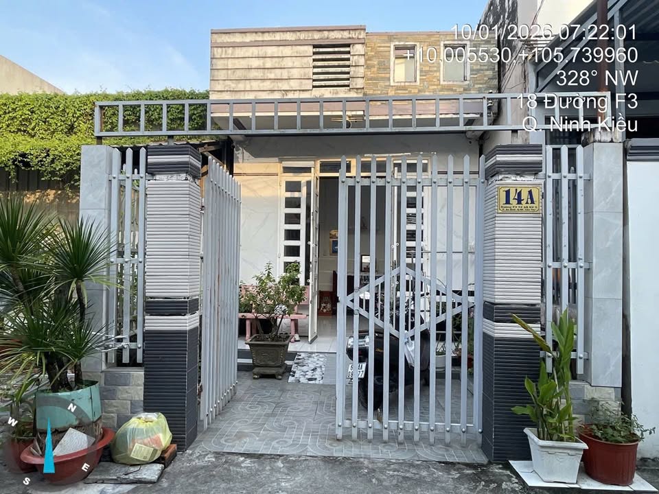 Nhà trệt 66.6m² giá 1.8 tỷ tại KDC 3A Cần Thơ - Bán gấp, thương lượng!