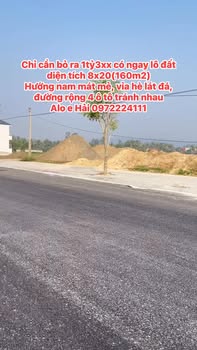 Đất nền xã Hoằng Hải 160m² giá 1.3 tỷ - Hướng Nam mát mẻ, vị trí đắc địa!