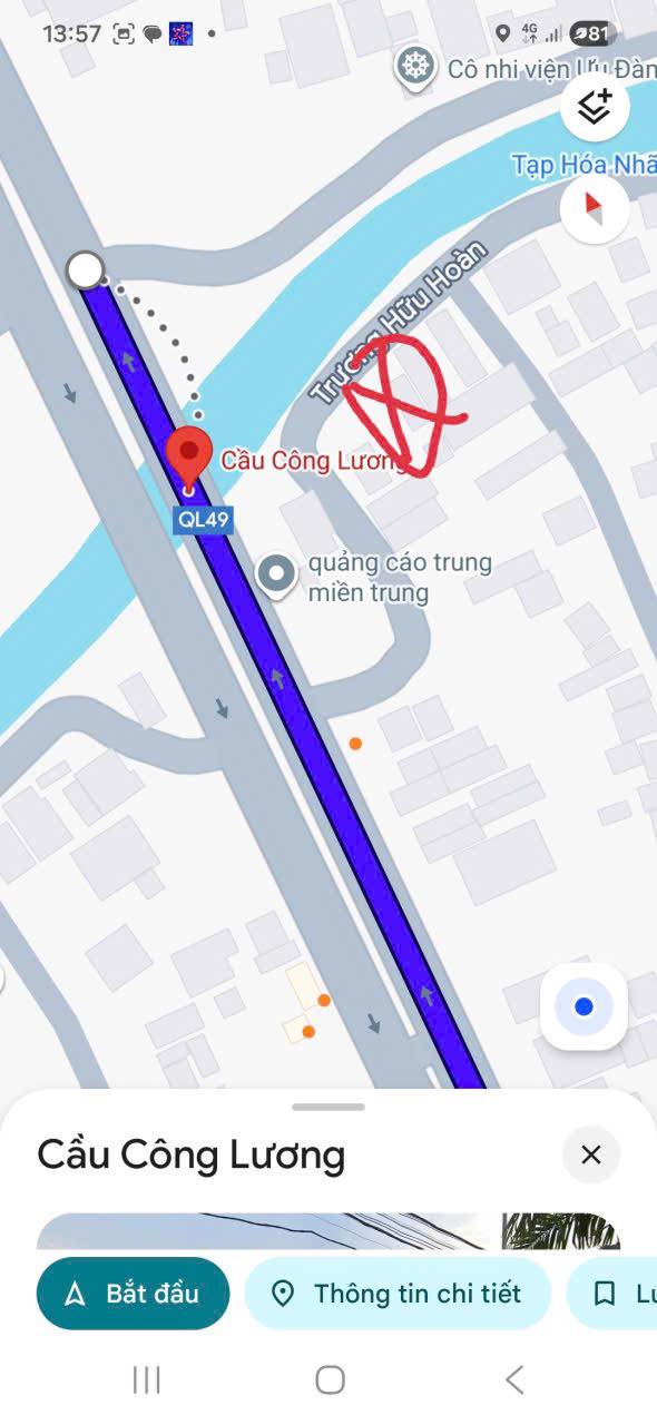 Đất 2 mặt tiền đường Trương Hữu Hoàn, 80m² giá 2 tỷ - Cơ hội đầu tư sinh lời!