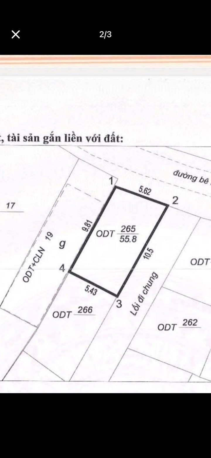 Đất nền Phường 3, Quận 11, 55.8m² giá 1.5 tỷ - Cơ hội đầu tư tuyệt vời!