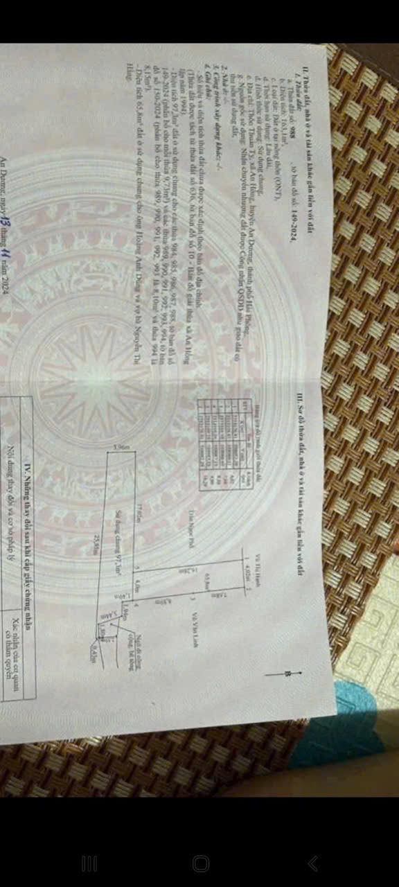 Đất nền 66m² Thuần Tỵ, Hồng Phong, An Dương - Giá chỉ 980 triệu!