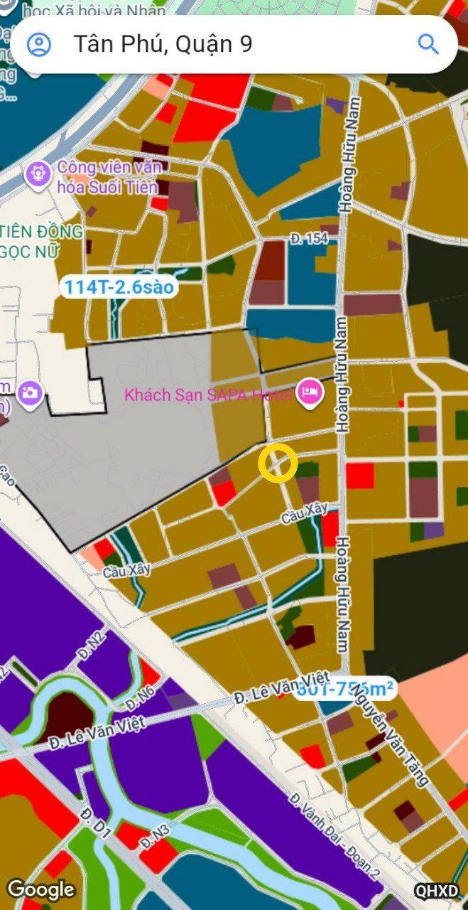 Đất nền Tăng Nhơn Phú, Quận 9 - 174m² giá 7 tỷ - Đường rộng thông thoáng!