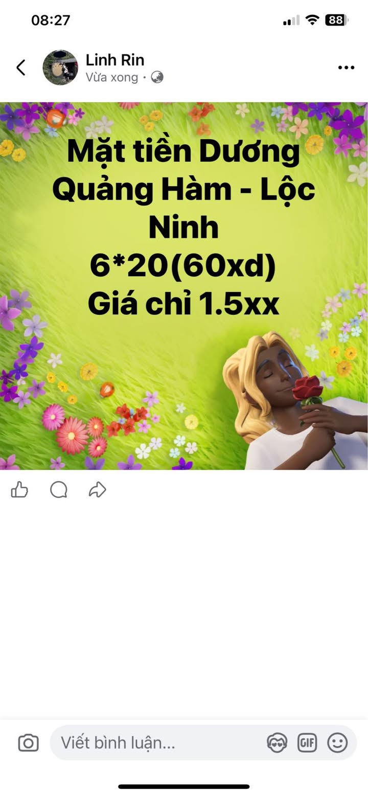 FrontHouse Dương Quảng Hàm Lộc Ninh 120m² giá 1.5 tỷ - Mặt tiền đắc địa!