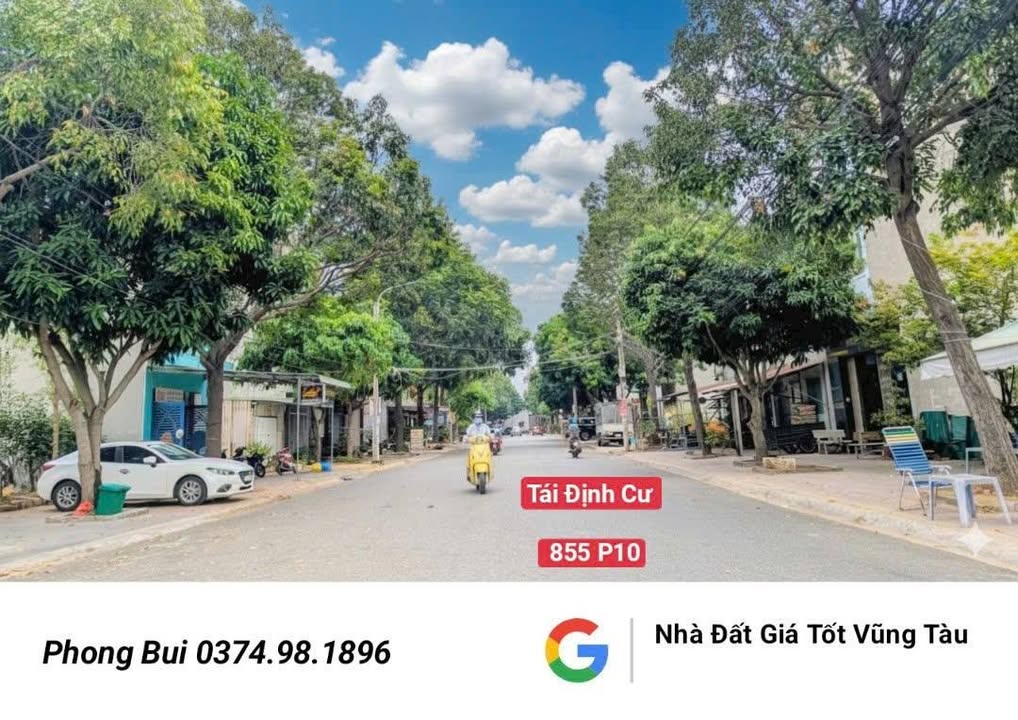 Đất nền 93m² hẻm đẹp TDC 855, Phường 10, Vũng Tàu - Giá chỉ 4.95 tỷ!
