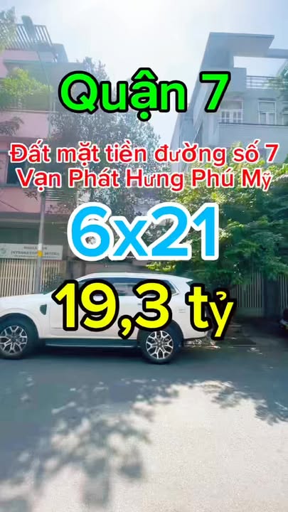 Đất nền KDC Phú Mỹ Vạn Phát Hưng, Quận 7 - Diện tích 126m², Giá chỉ 19.3 tỷ!