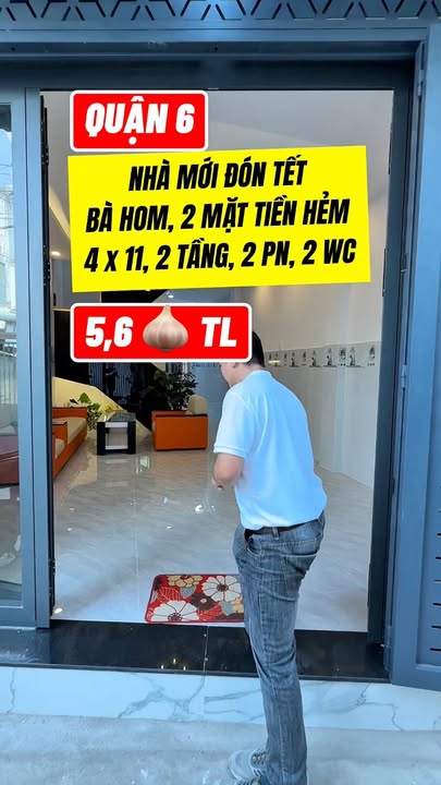 Nhà phố Bà Hom, Quận 6 - 44m², Giá thỏa thuận - Đón Tết trong ngôi nhà mới!