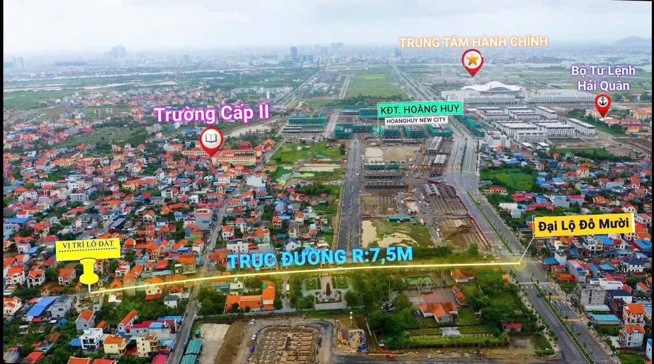 Đất mặt đường Dương Quan, Thủy Nguyên, 77.5m² giá 6 tỷ - Cơ hội đầu tư hấp dẫn!